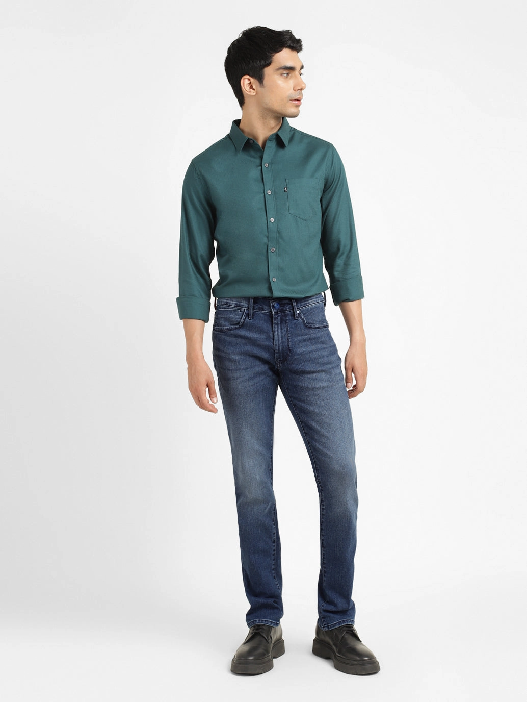 Men's 511 Mid Indigo Slim Fit Mid Rise Jeans