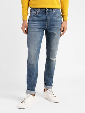 Men's 512 Blue Tapered Fit Mid Rise Jeans