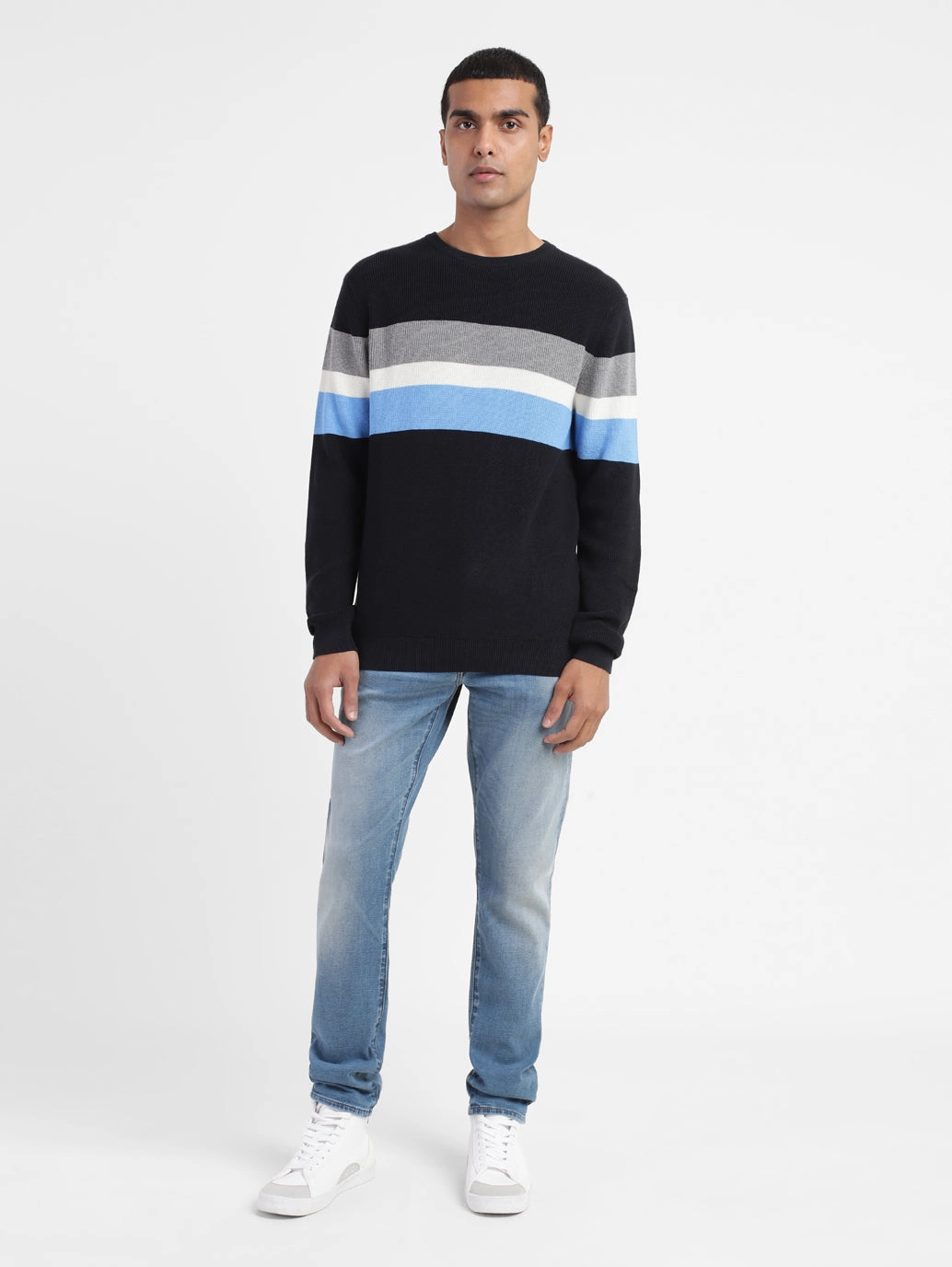Men's 512 Blue Tapered Fit Mid Rise Jeans