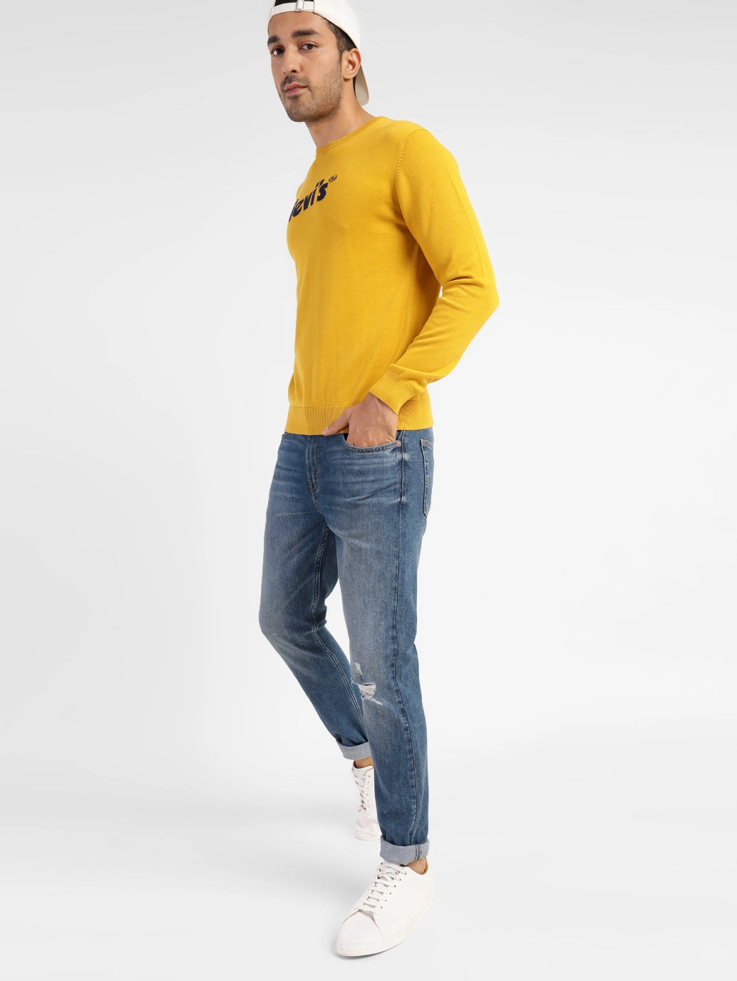 Men's 512 Blue Tapered Fit Mid Rise Jeans