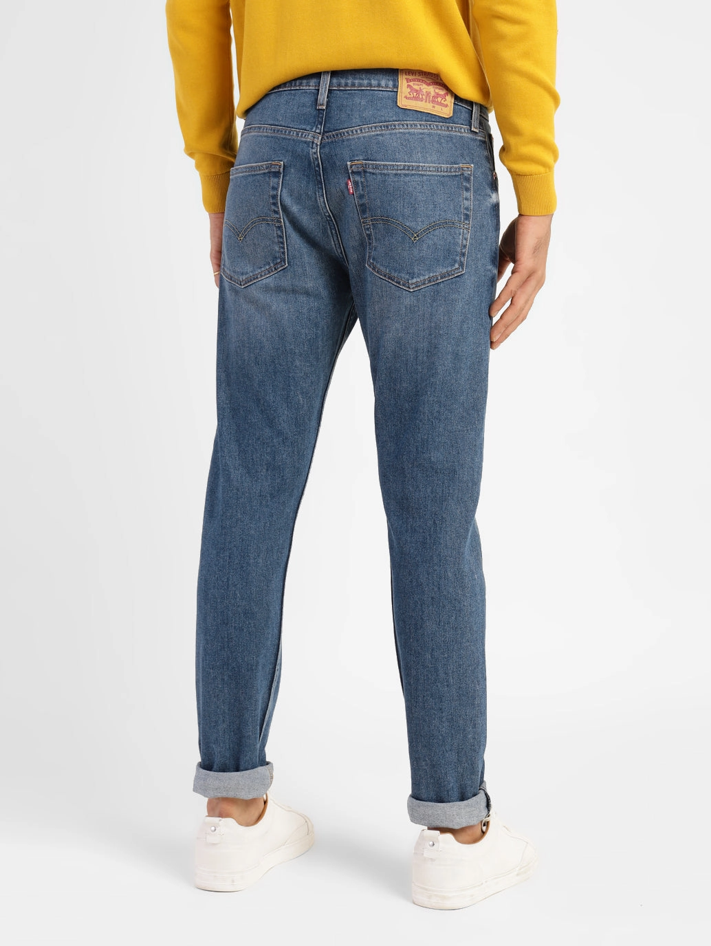 Men's 512 Blue Tapered Fit Mid Rise Jeans