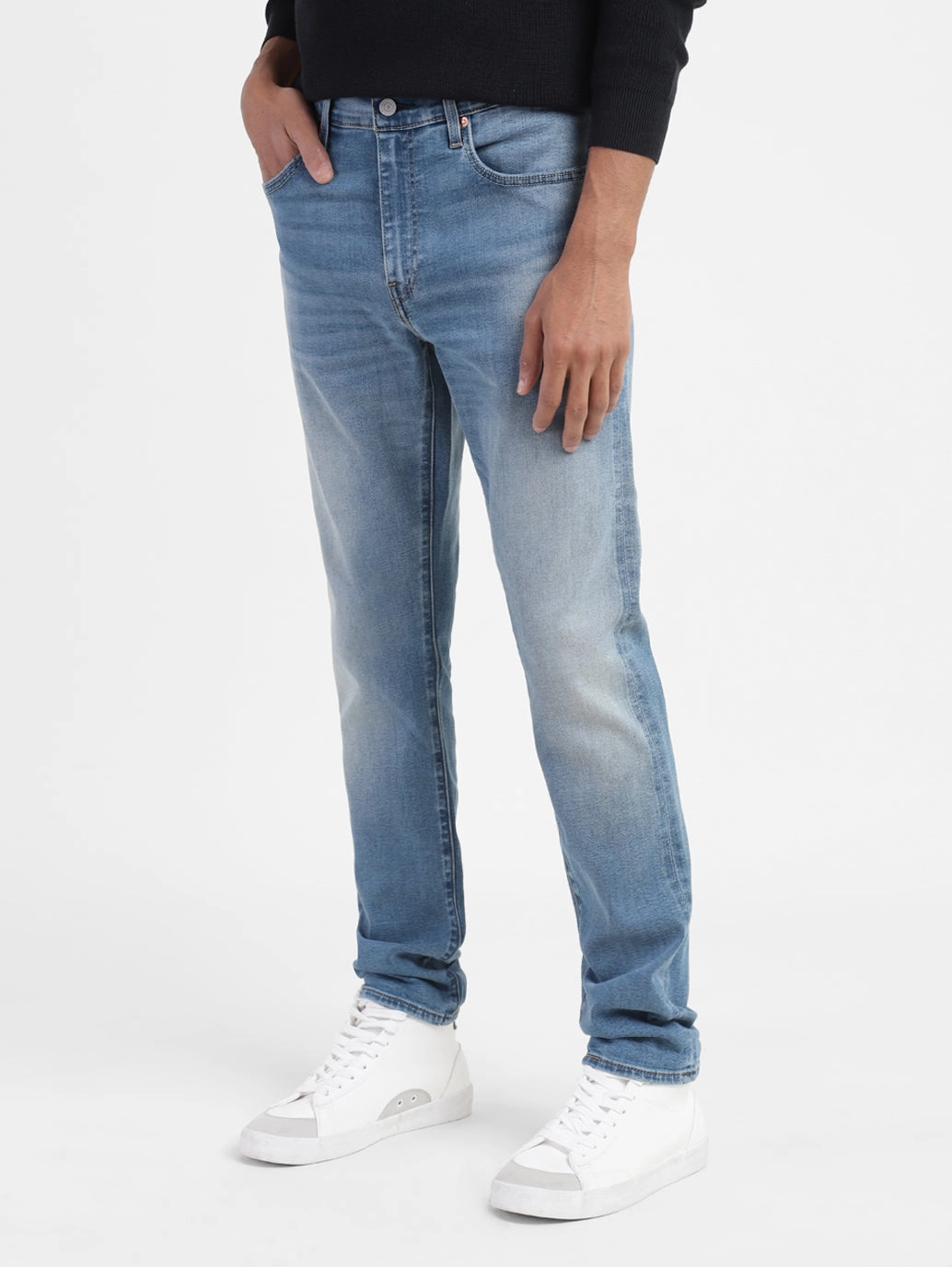 Men's 512 Blue Tapered Fit Mid Rise Jeans