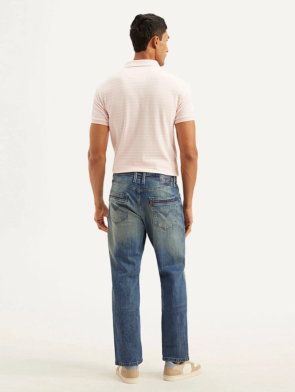 Herren 541 Blaue Sportliche Verjüngende Passform Jeans mit mittlerer Taillenhöhe