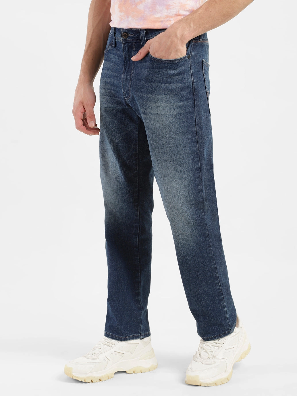Herren 541 Blaue Jeans mit Tapered Fit und mittlerer Taillenhöhe
