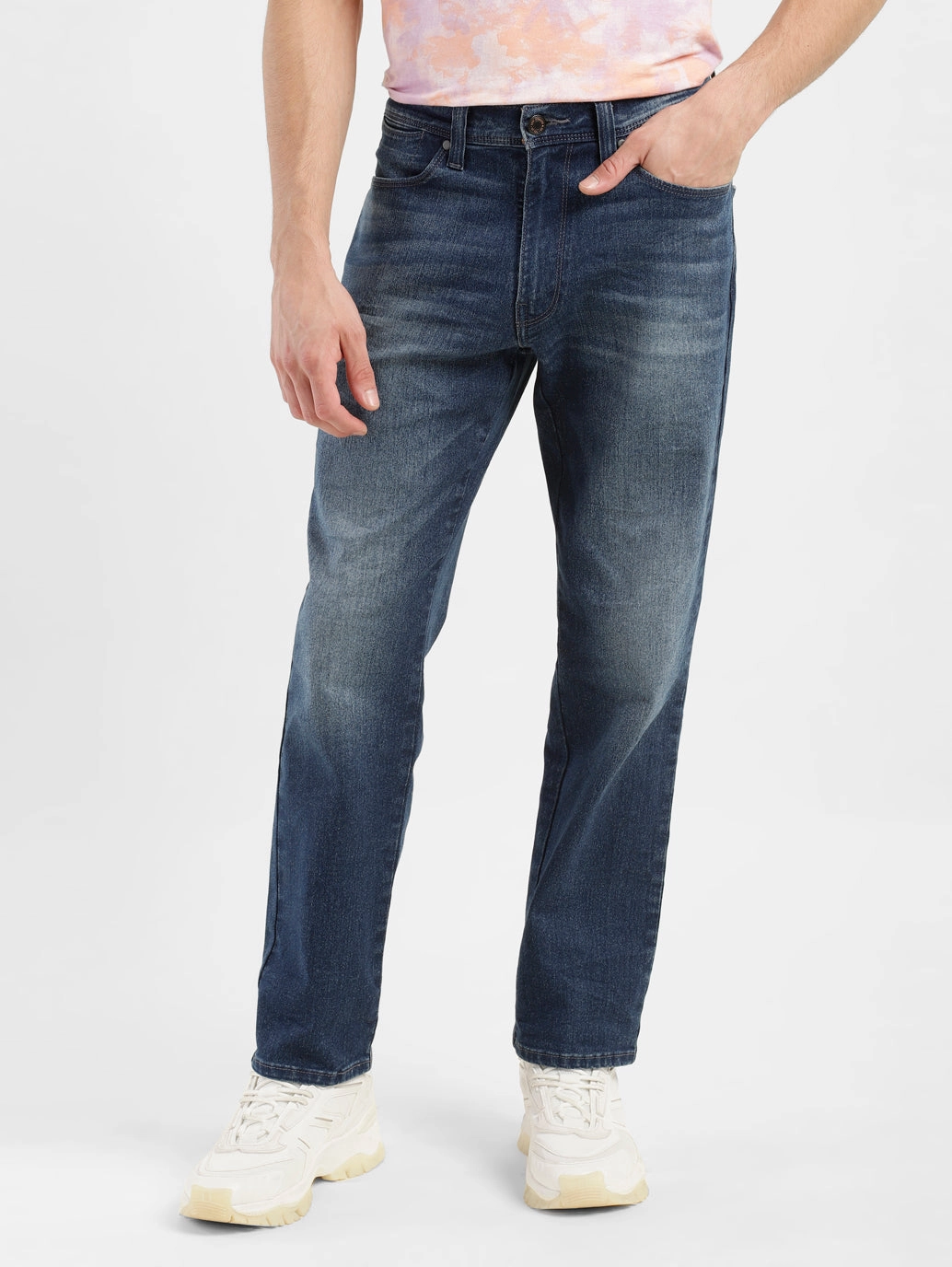 Herren 541 Blaue Jeans mit Tapered Fit und mittlerer Taillenhöhe