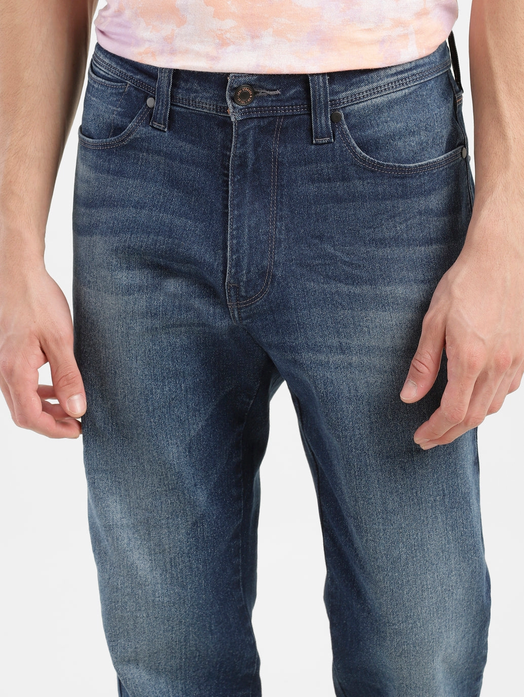 Herren 541 Blaue Jeans mit Tapered Fit und mittlerer Taillenhöhe