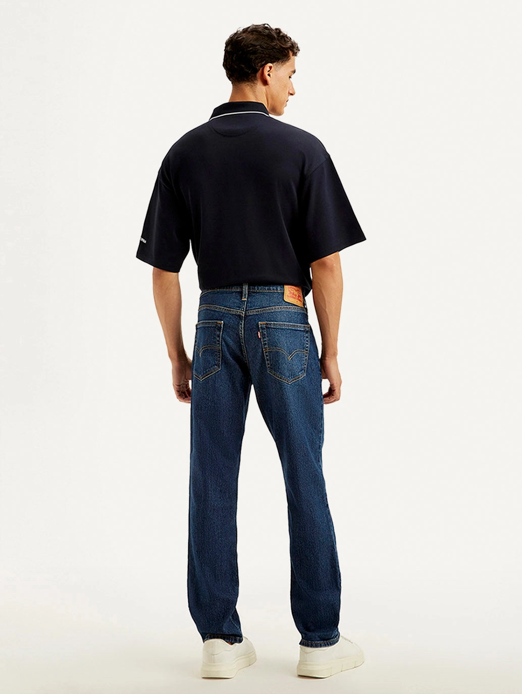 Men's 541 Dark Blue Tapered Fit Mid Rise Jeans