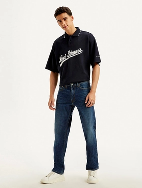 Men's 541 Dark Blue Tapered Fit Mid Rise Jeans
