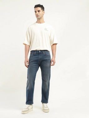 Men's 550 Indigo Relaxed Tapered Fit Mid Rise Jeans