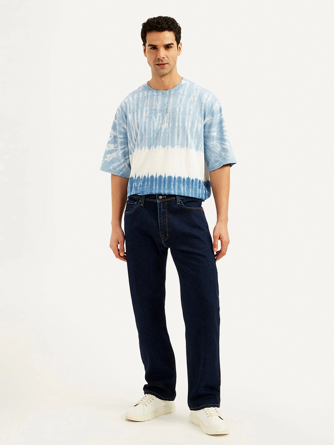 Men's 555 Relaxed Straight Fit Mid Rise Utility Jeans