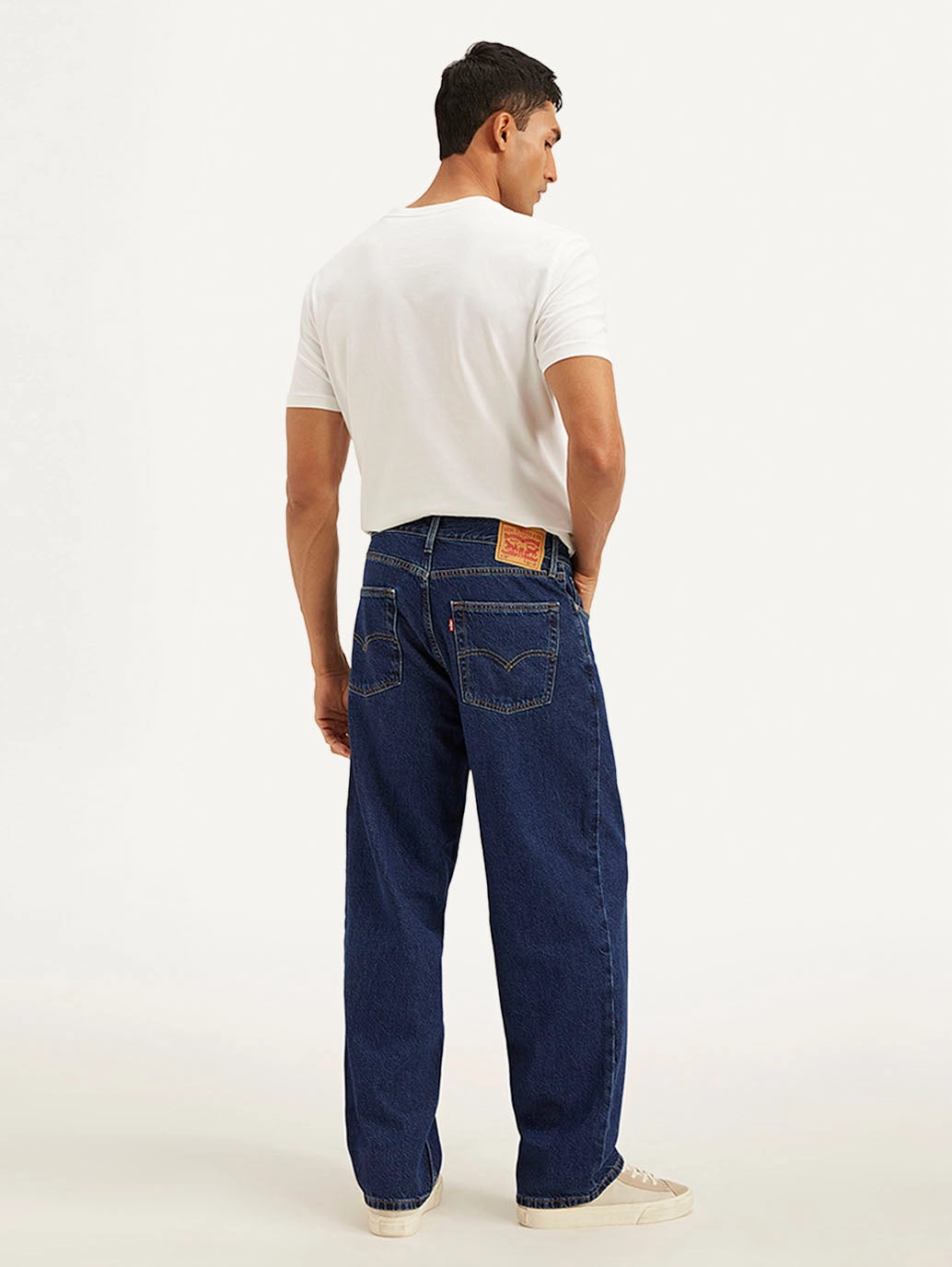 Herren 578 Navy Baggy Fit Mid Rise Jeans