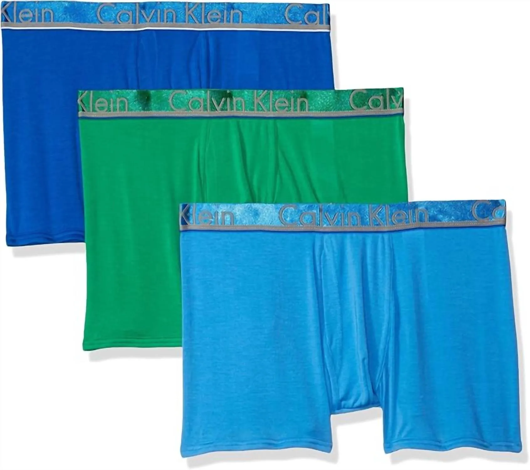 Herren 3er-Pack Unterhosen Komfort Microfiber Trunks in Skyview/misty/impulsive