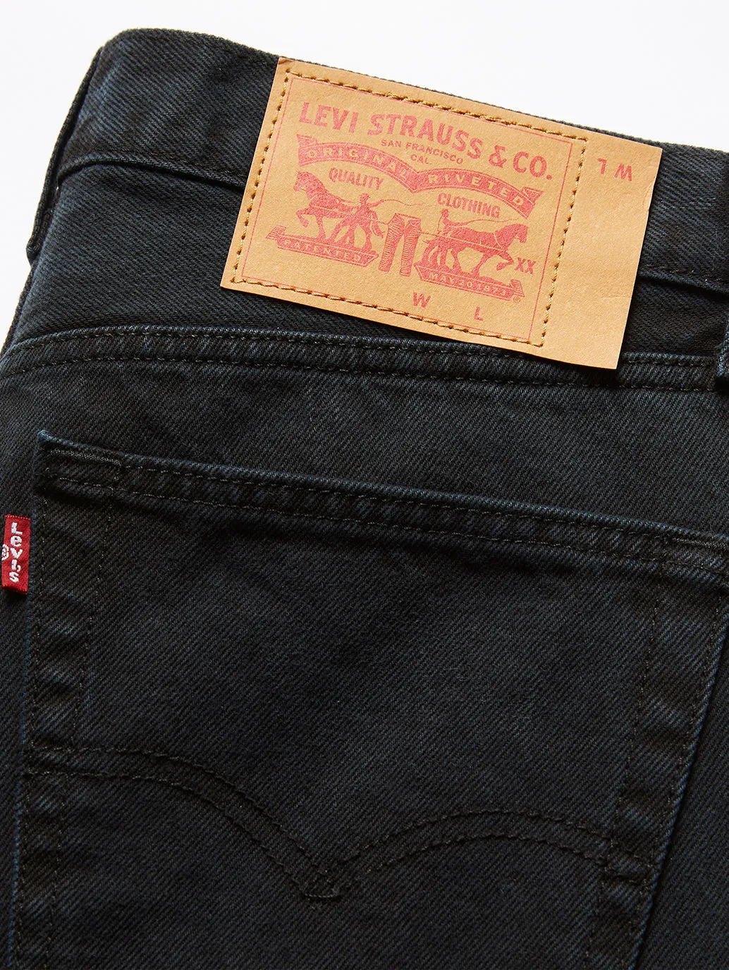 Herren 501 Blue Straight Fit Mid Rise Jeans