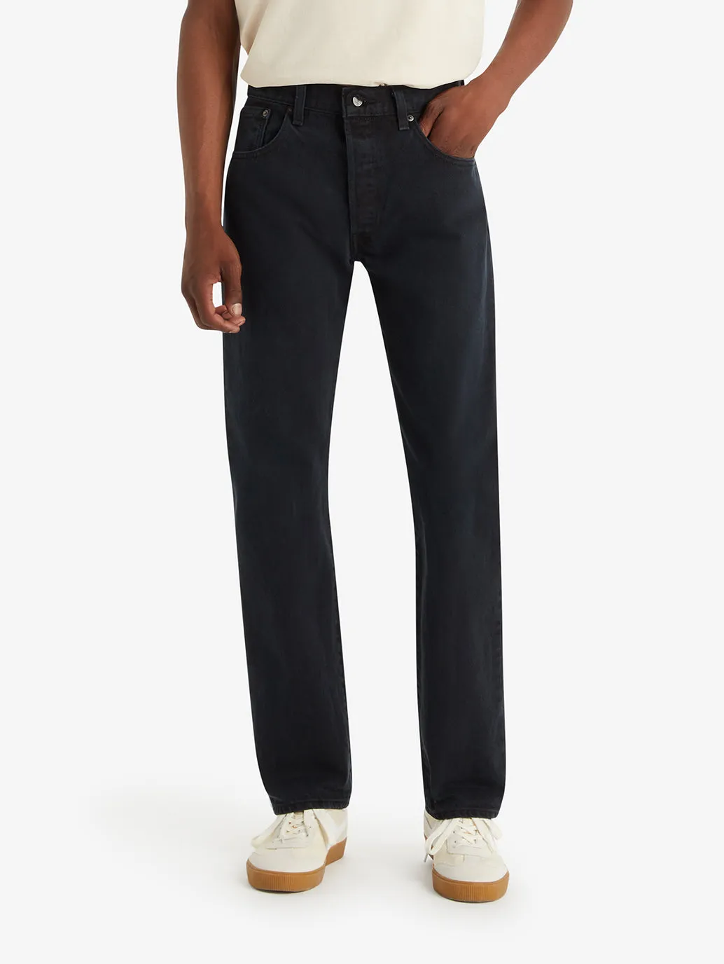 Herren 501 Blue Straight Fit Mid Rise Jeans
