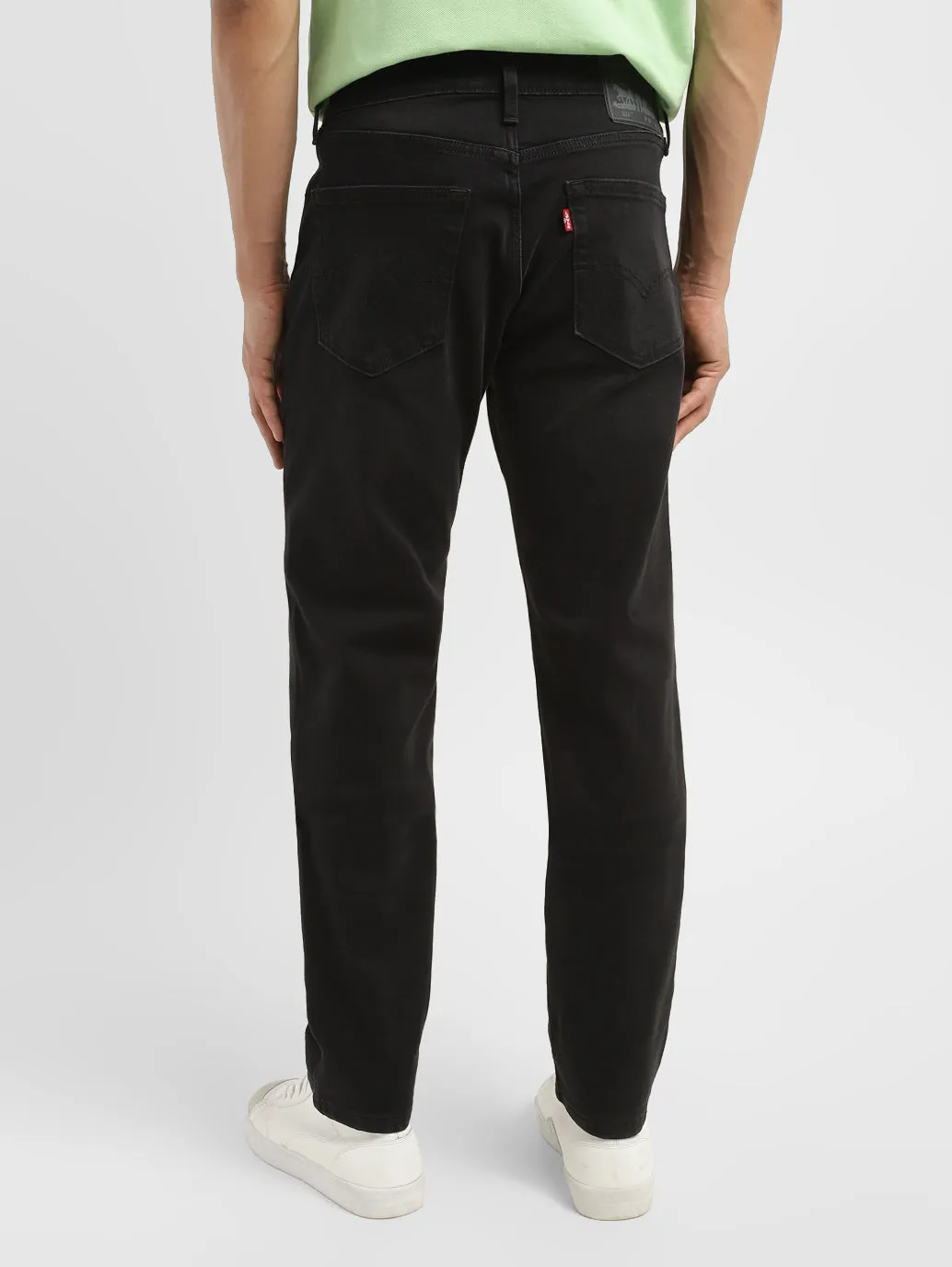 Herren 511 Schwarz Slim Fit Mid Rise Jeans