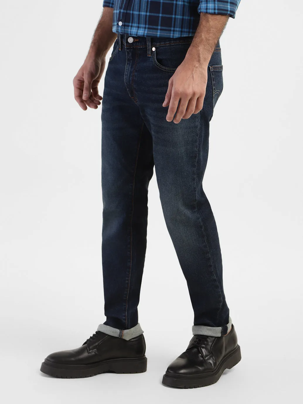 Herren 511 Blaue Slim Fit Jeans mit mittlerer Taillenhöhe