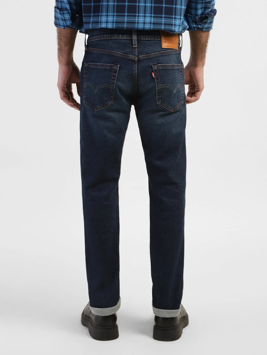 Herren 511 Blaue Slim Fit Jeans mit mittlerer Taillenhöhe