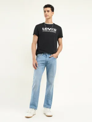 Men's 511 Blue Slim Fit Mid Rise Jeans