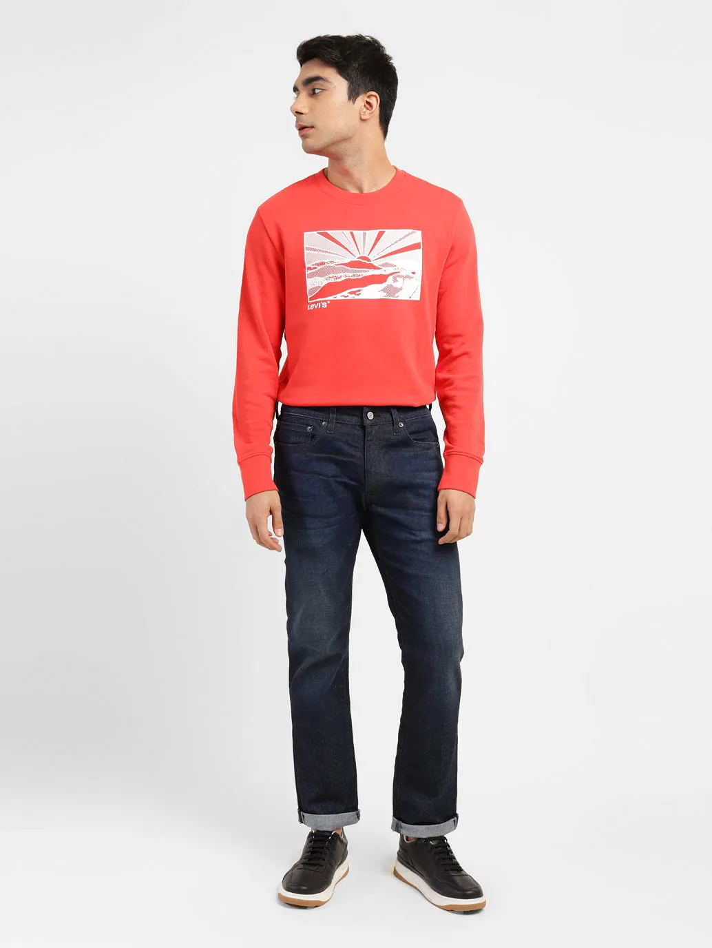 Herren 511 Blaue Slim Fit Jeans mit mittlerer Taillenhöhe