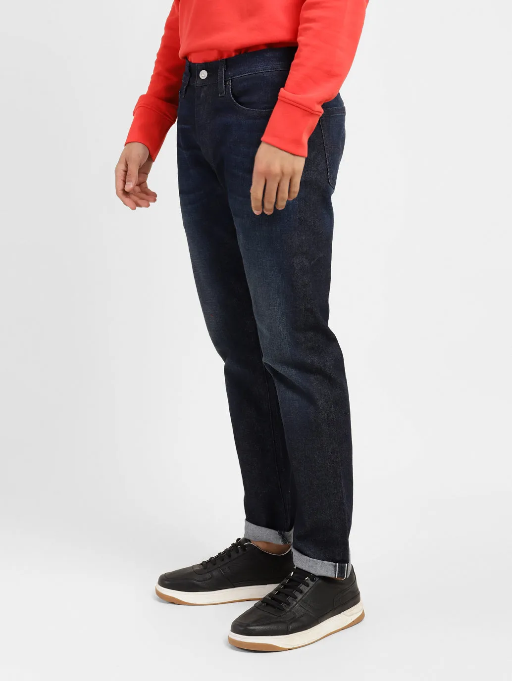 Herren 511 Blaue Slim Fit Jeans mit mittlerer Taillenhöhe
