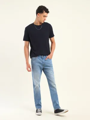 Men's 511 Blue Slim Fit Mid Rise Jeans