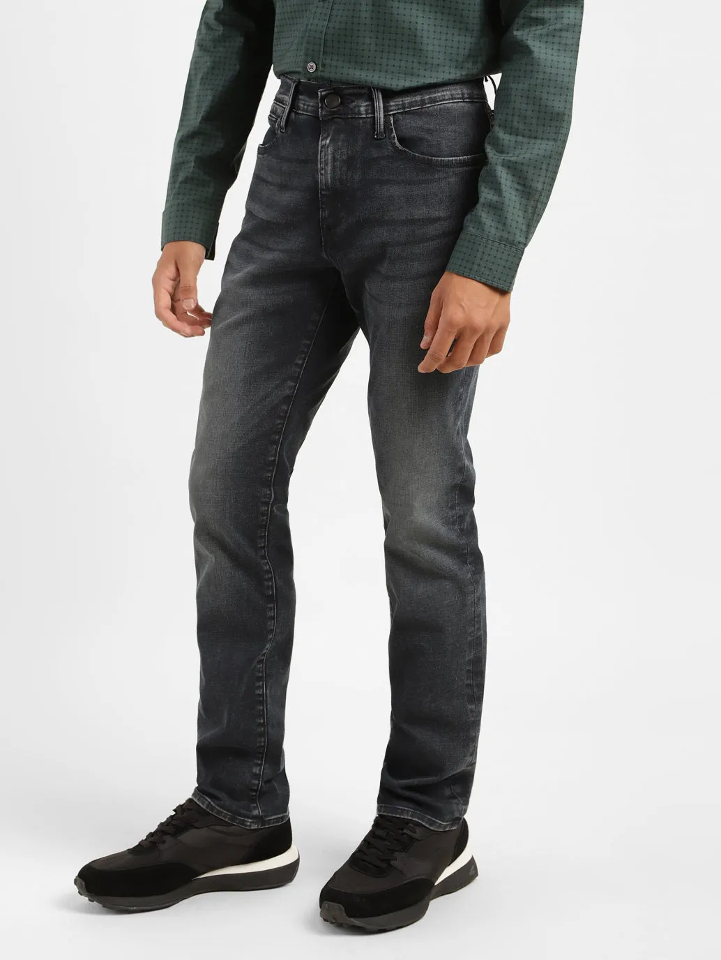 Herren 511 Blaue Slim Fit Jeans mit mittlerer Taillenhöhe