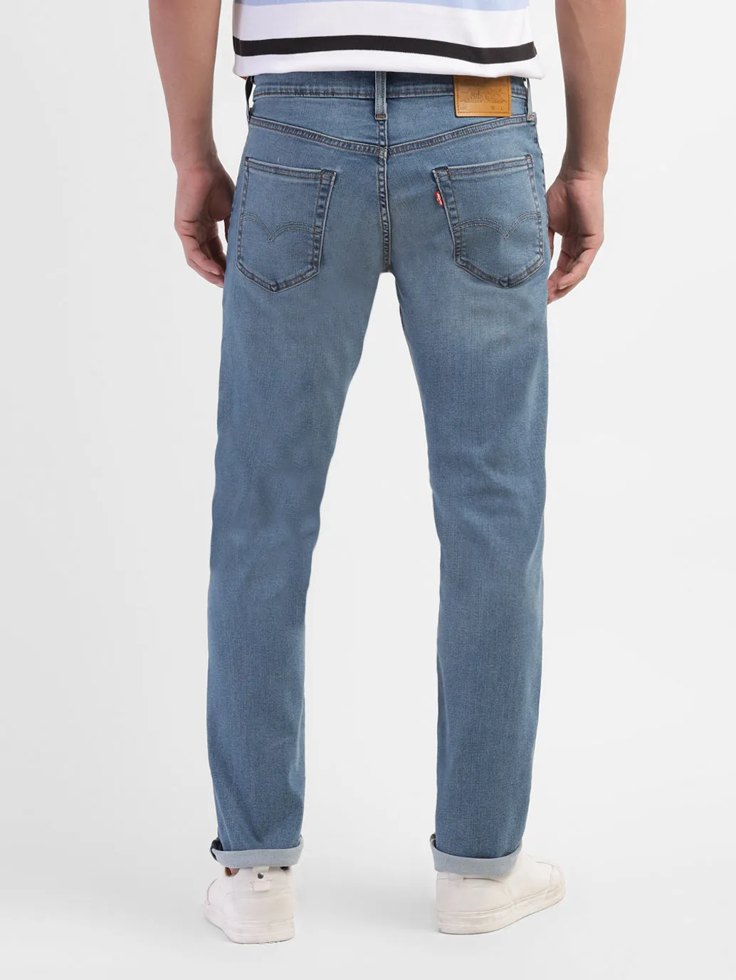 Herren 511 Blaue Slim Fit Jeans mit mittlerer Taillenhöhe