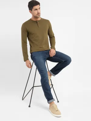 Herren 511 Blaue Slim Fit Jeans mit mittlerer Taillenhöhe