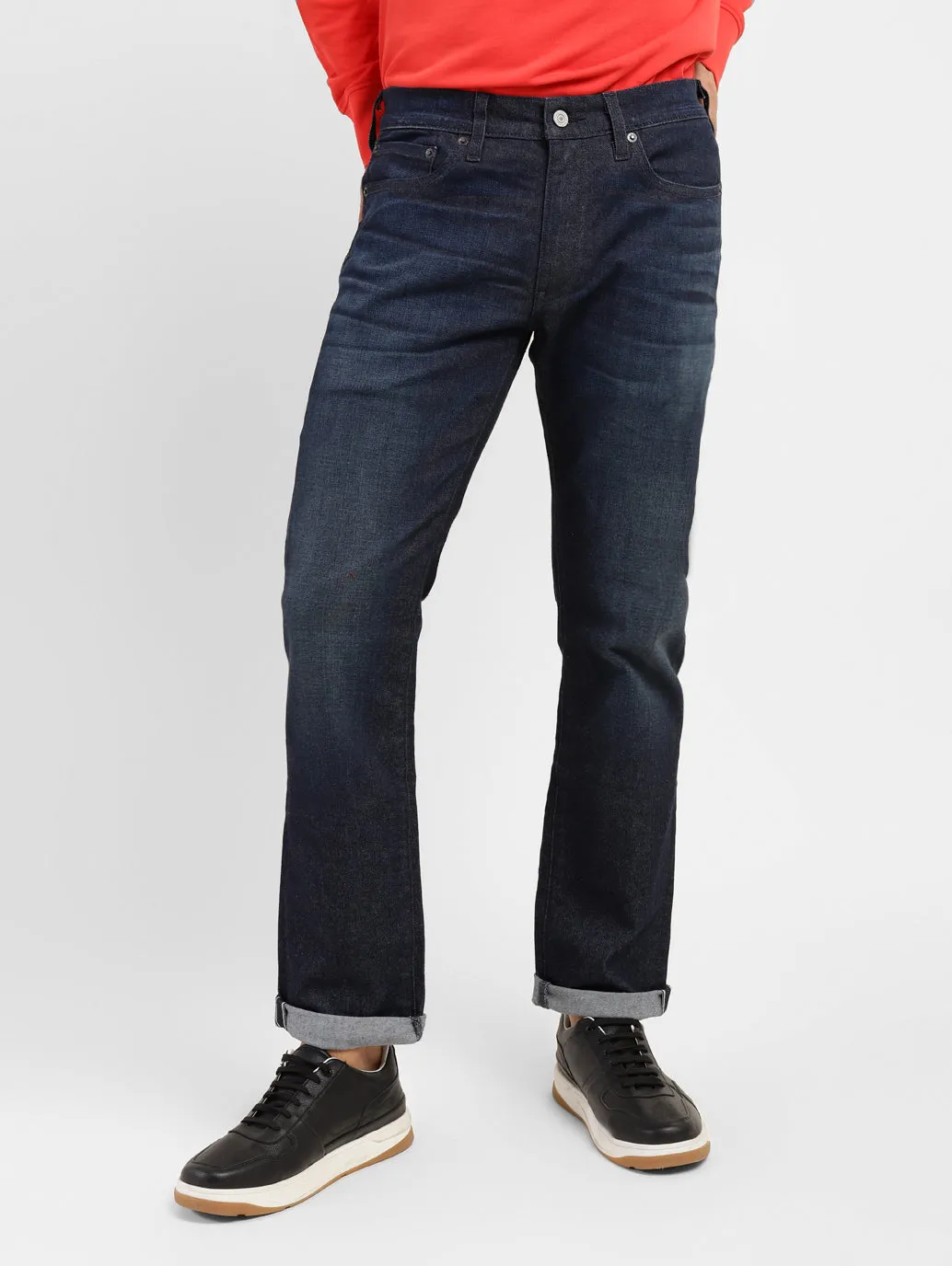Herren 511 Blaue Slim Fit Jeans mit mittlerer Taillenhöhe