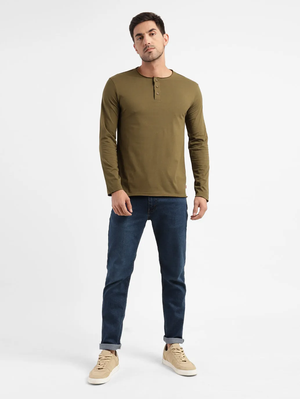 Herren 511 Blaue Slim Fit Jeans mit mittlerer Taillenhöhe