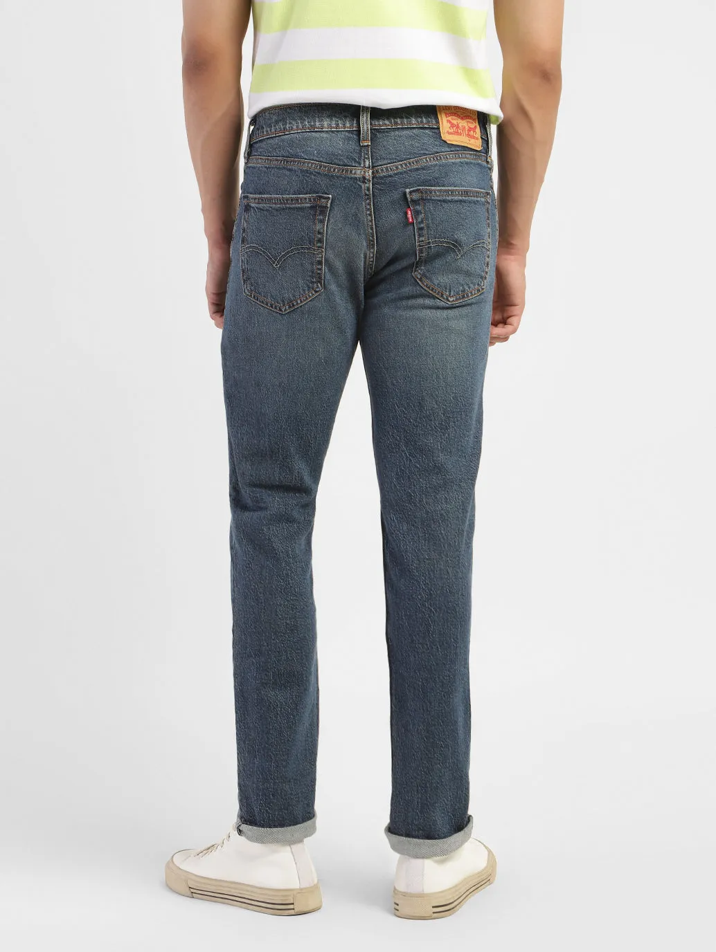 Herren 511 Blaue Slim Fit Jeans mit mittlerer Taillenhöhe