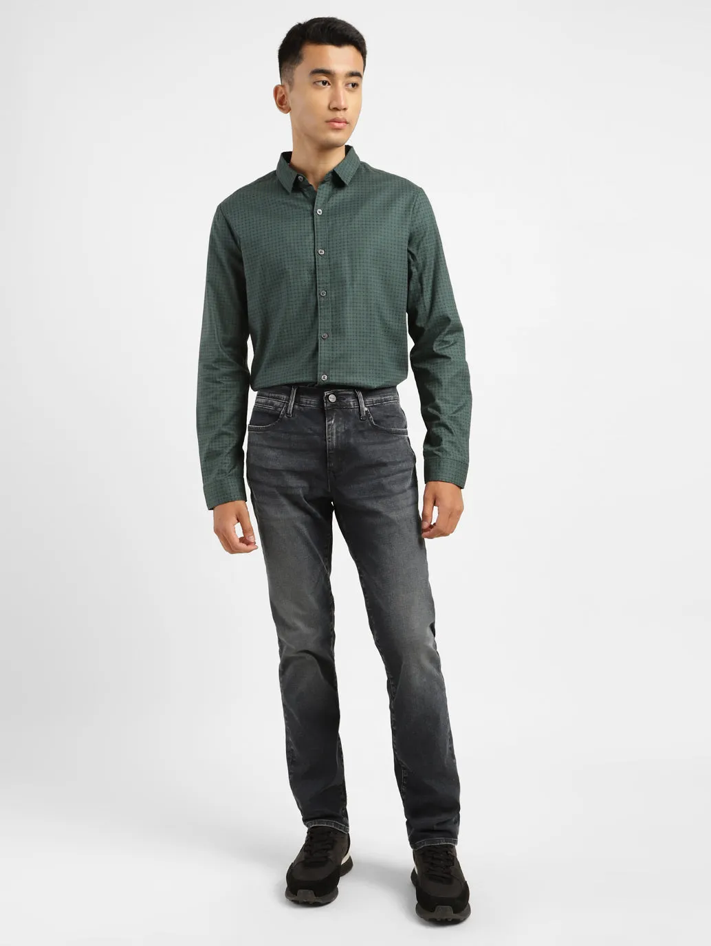 Herren 511 Blaue Slim Fit Jeans mit mittlerer Taillenhöhe