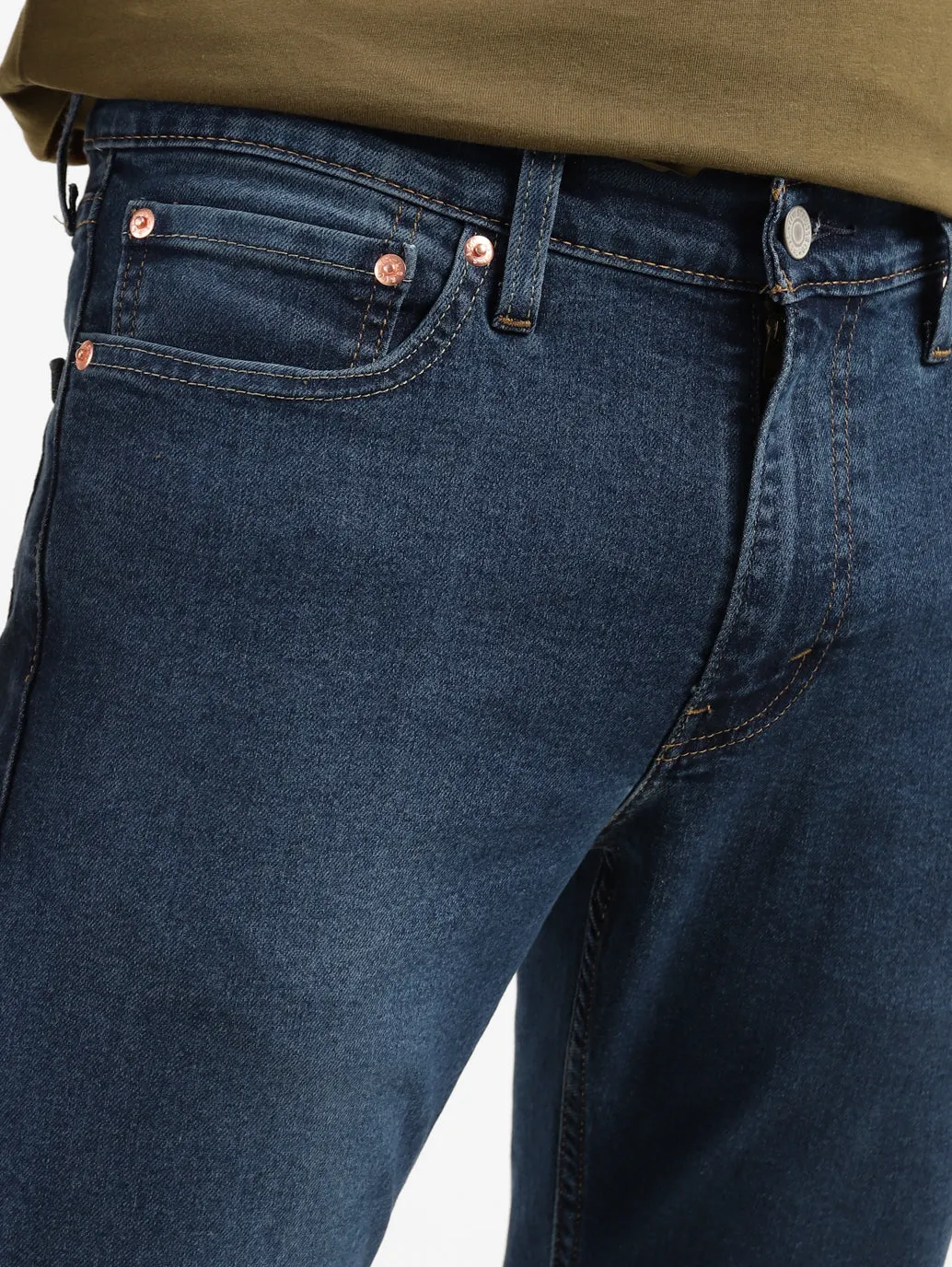 Herren 511 Blaue Slim Fit Jeans mit mittlerer Taillenhöhe