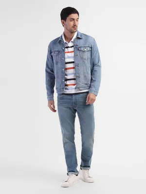 Herren 511 Blaue Slim Fit Jeans mit mittlerer Taillenhöhe