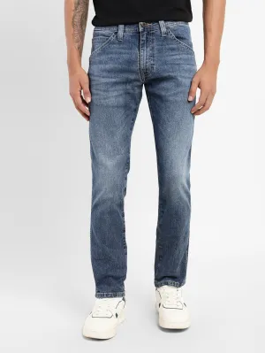 Men's 65504 Blue Skinny Fit Mid Rise Jeans