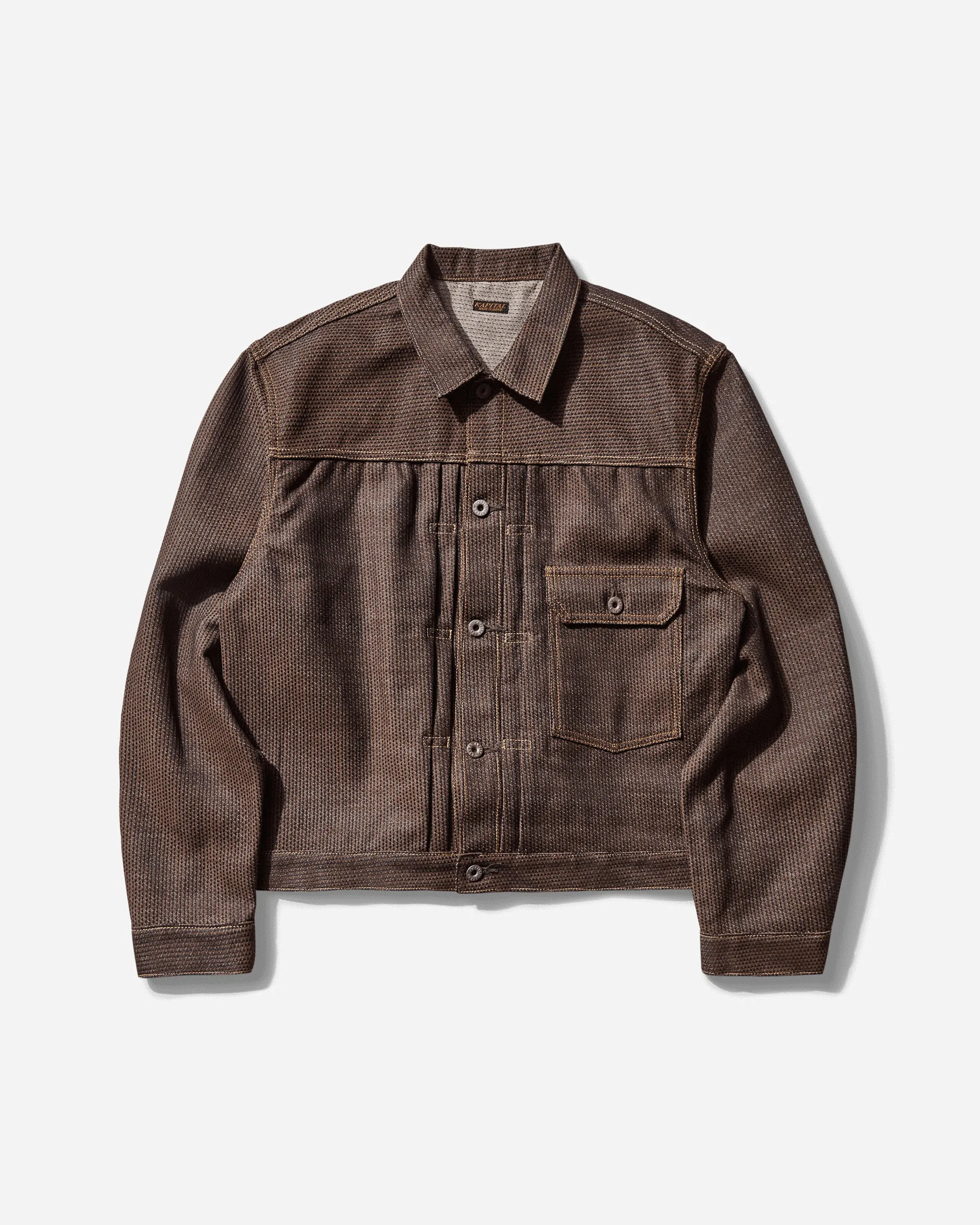 Herren Century Denim 1st Jacket Kaki / Indigo