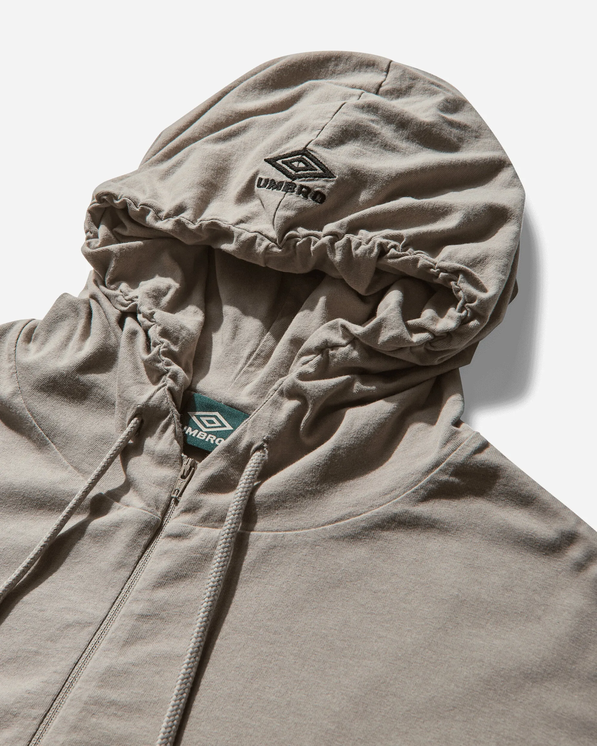 Herren Crest Jersey Zip Hoodie Taube