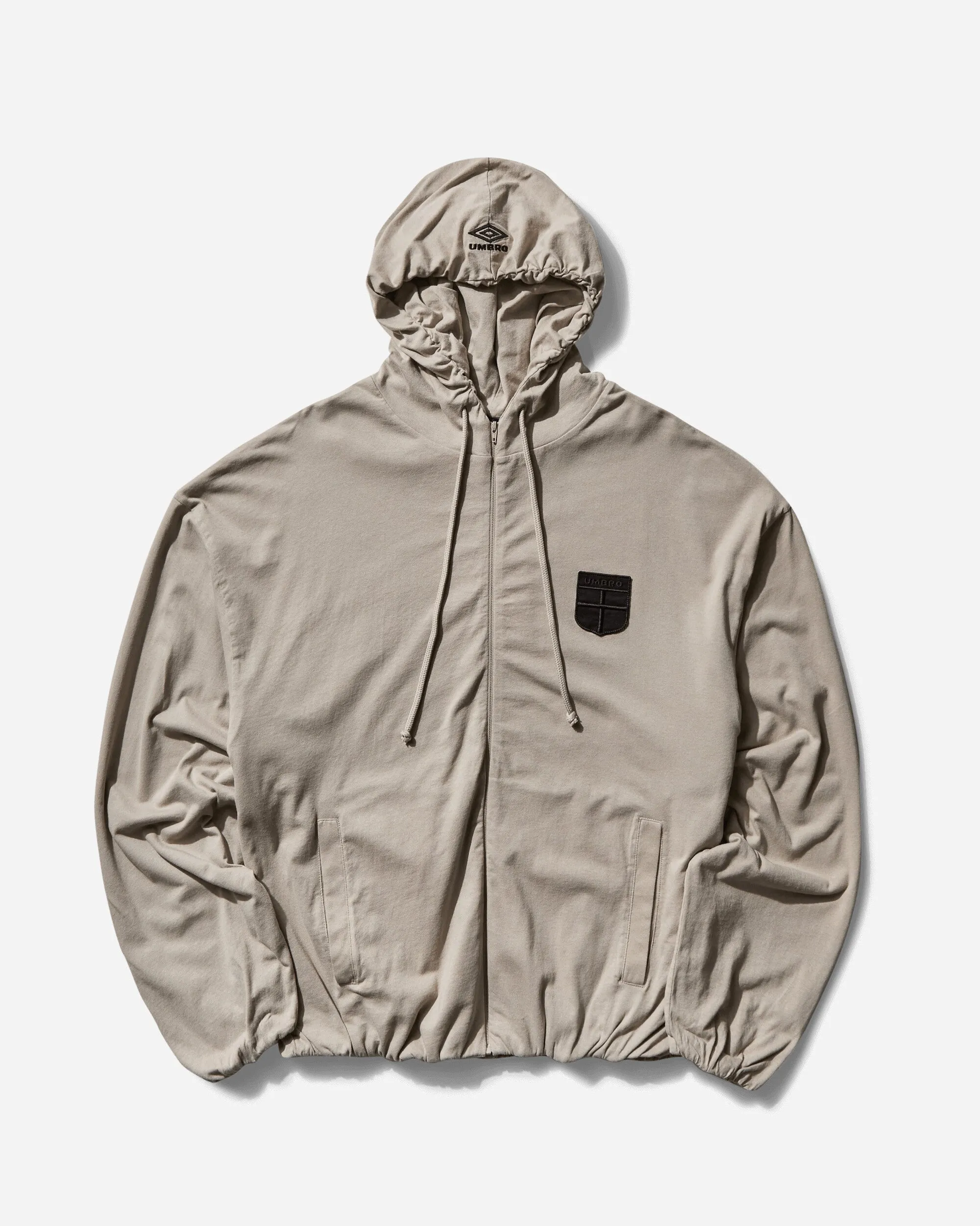 Herren Crest Jersey Zip Hoodie Taube