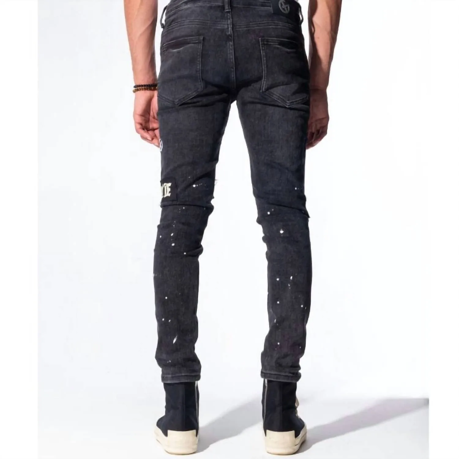 Herren Decadence Denim Jeans In Tiefschwarz/Kombi