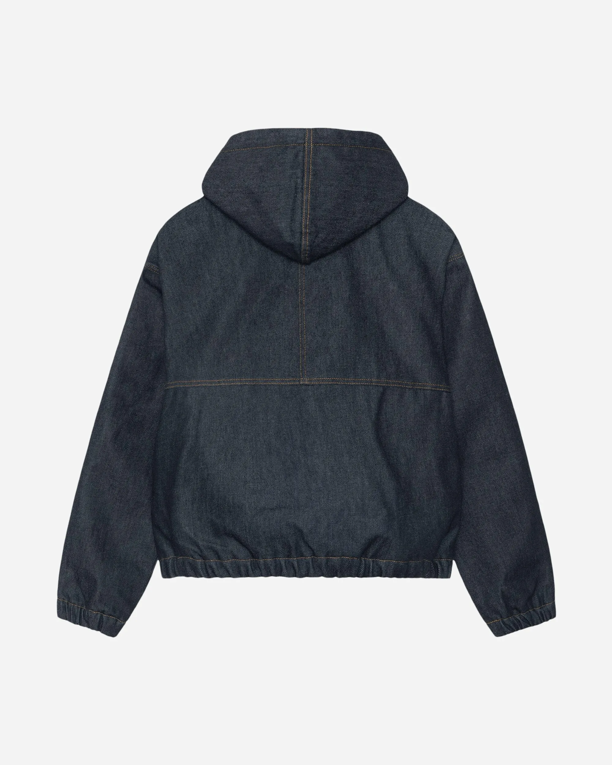 Herren Arbeitsjacke aus Denim in Roh-Indigo