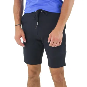 Herren Baumwollshorts mit elastischem Bund, Schwarz