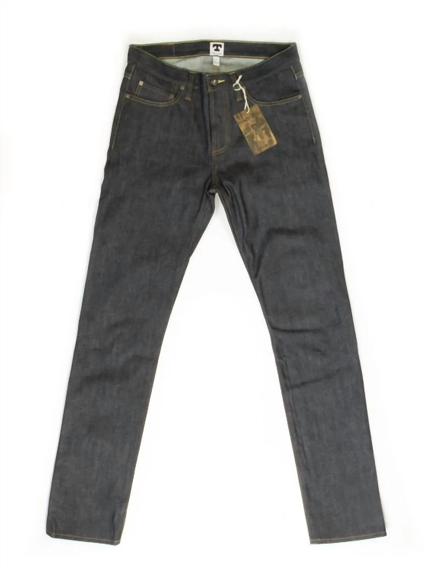 Herren Elgin 12.5Oz Slim Tapered Jeans mit mittlerer Taillenhöhe in Indigo