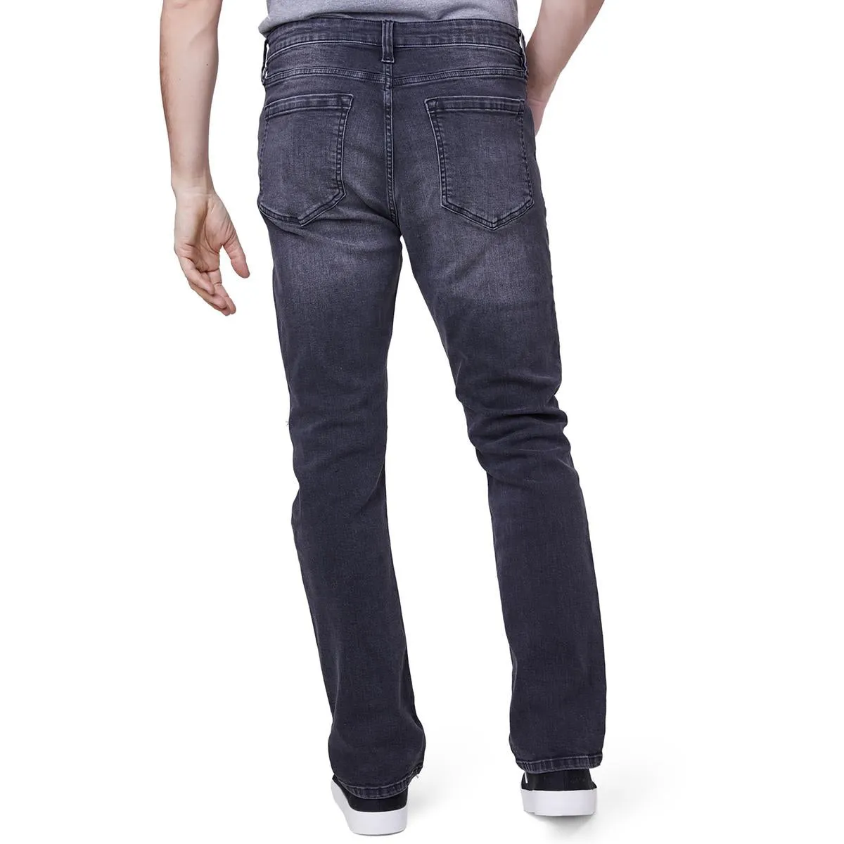 Herren Slim Jeans mit mittlerer Taillenhöhe und Destroyed-Optik