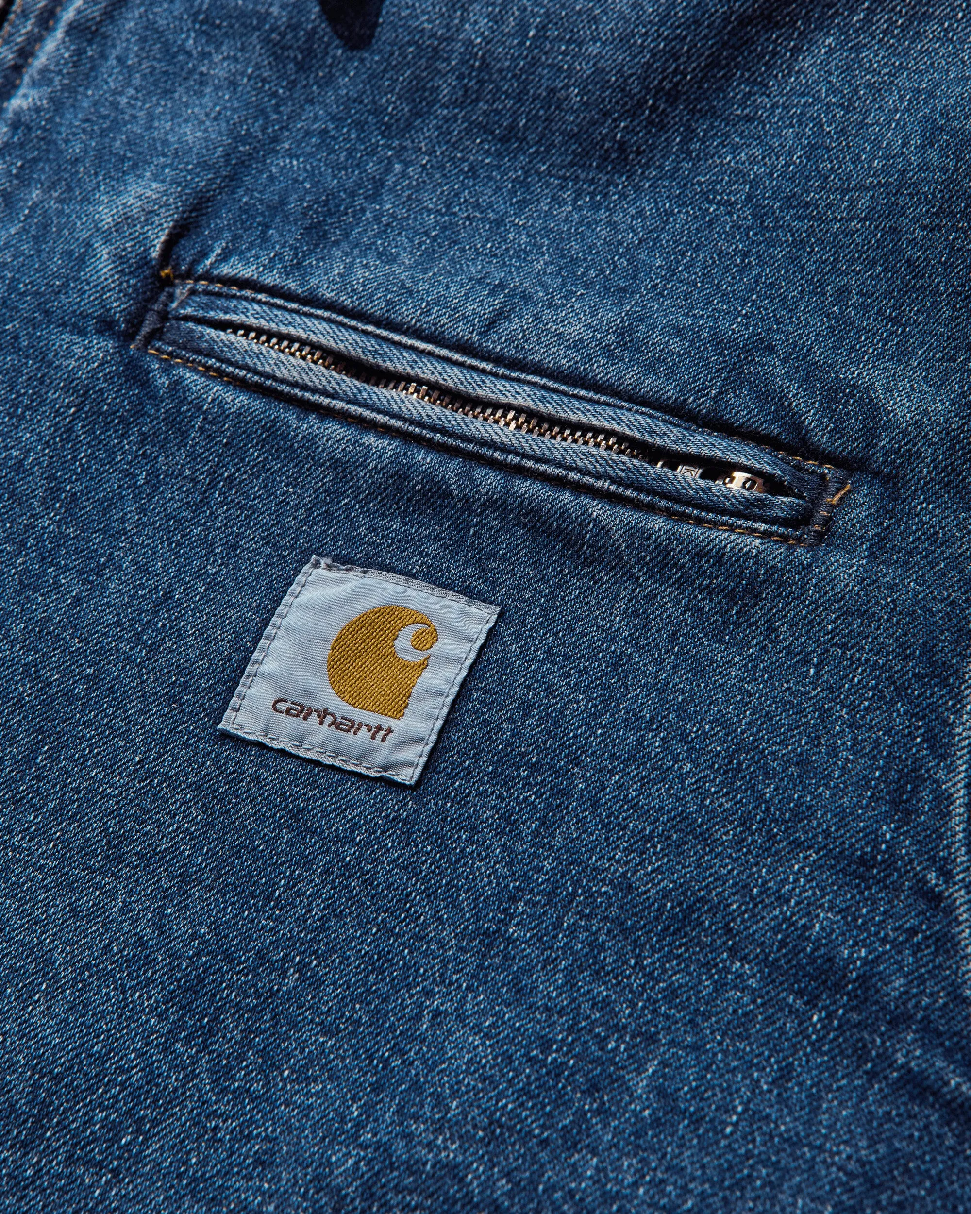 Herren OG Detroit Jacke Blau (Dunkel Used Wash)