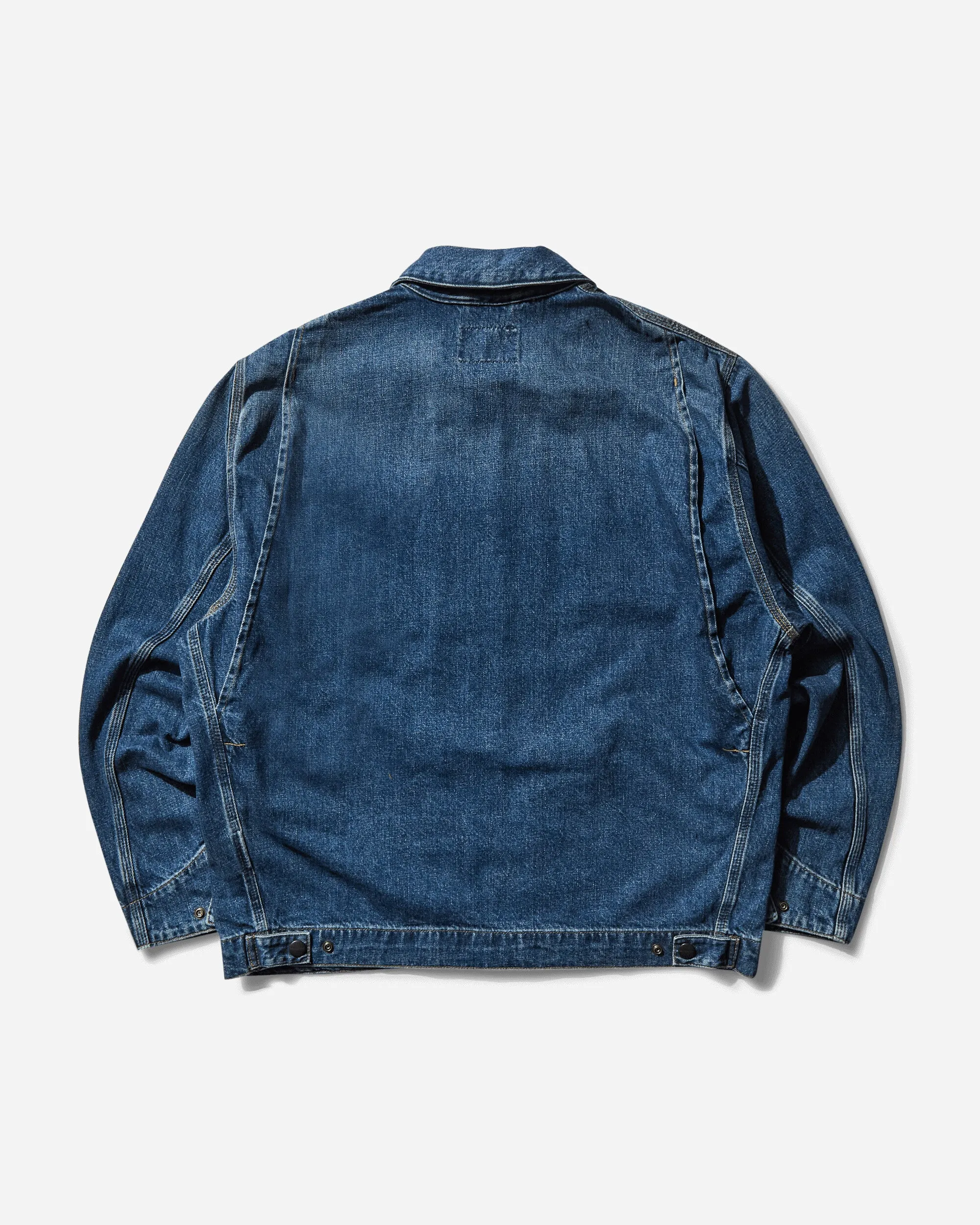Herren OG Detroit Jacke Blau (Dunkel Used Wash)