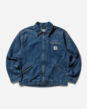 Herren OG Detroit Jacke Blau (Dunkel Used Wash)