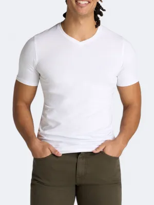 Herren Basic T-Shirt, Weiß