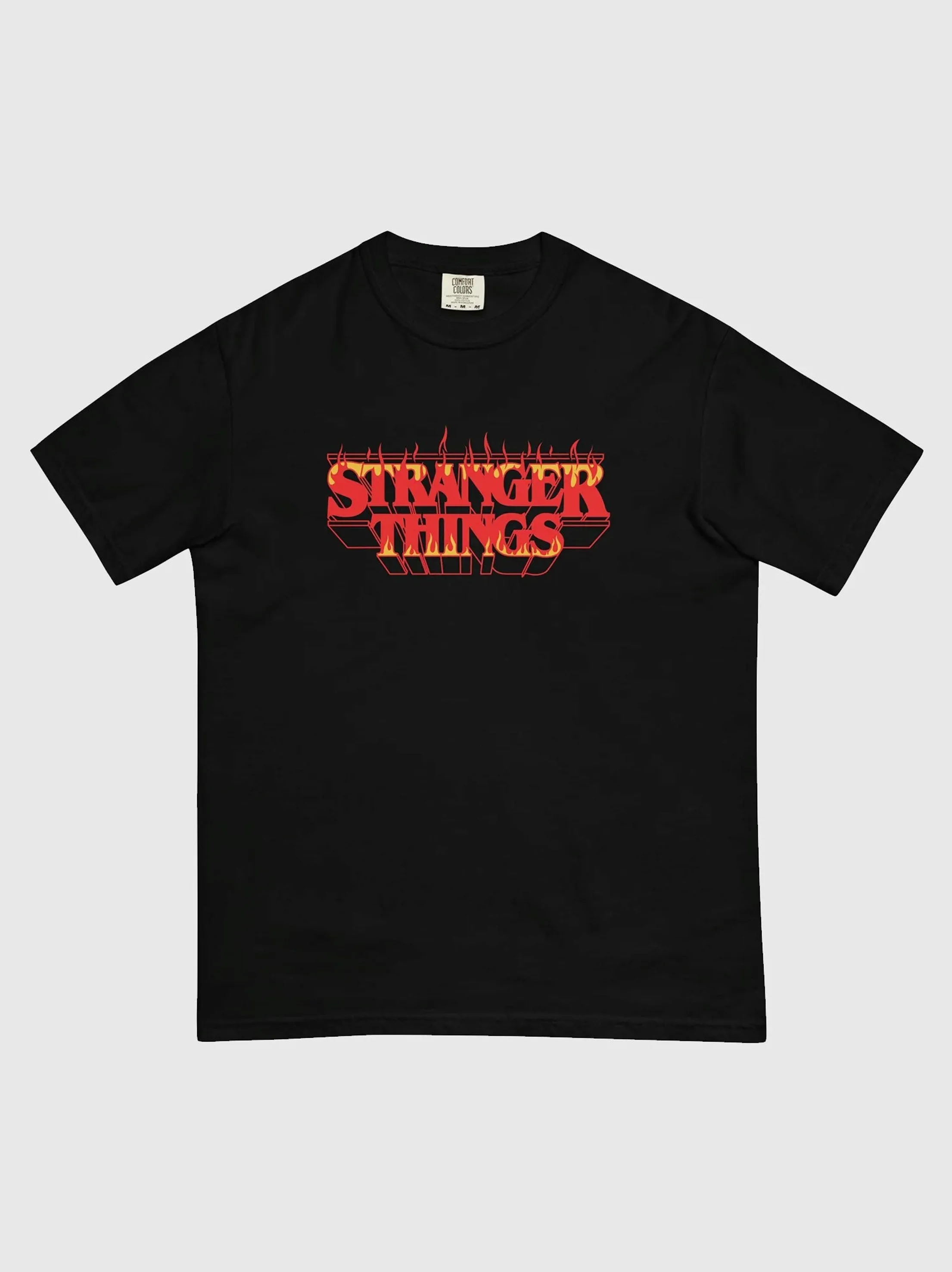 Herren T-Shirt mit Aufdruck, Schwarz