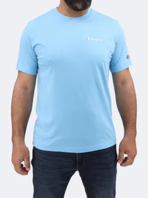 Herren T-Shirt mit Aufdruck, Blau