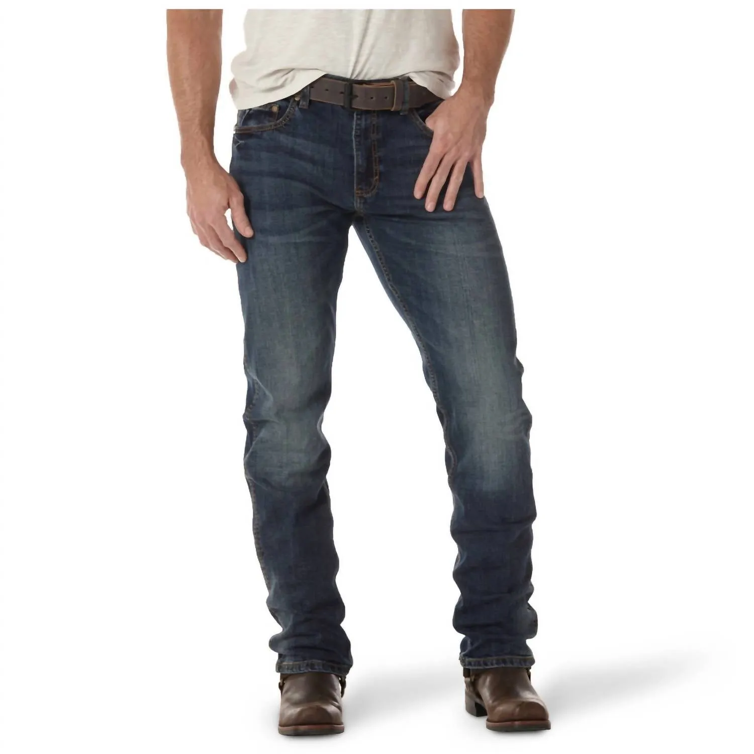 Herren Retro Slim Fit Straight Jeans In Bozeman